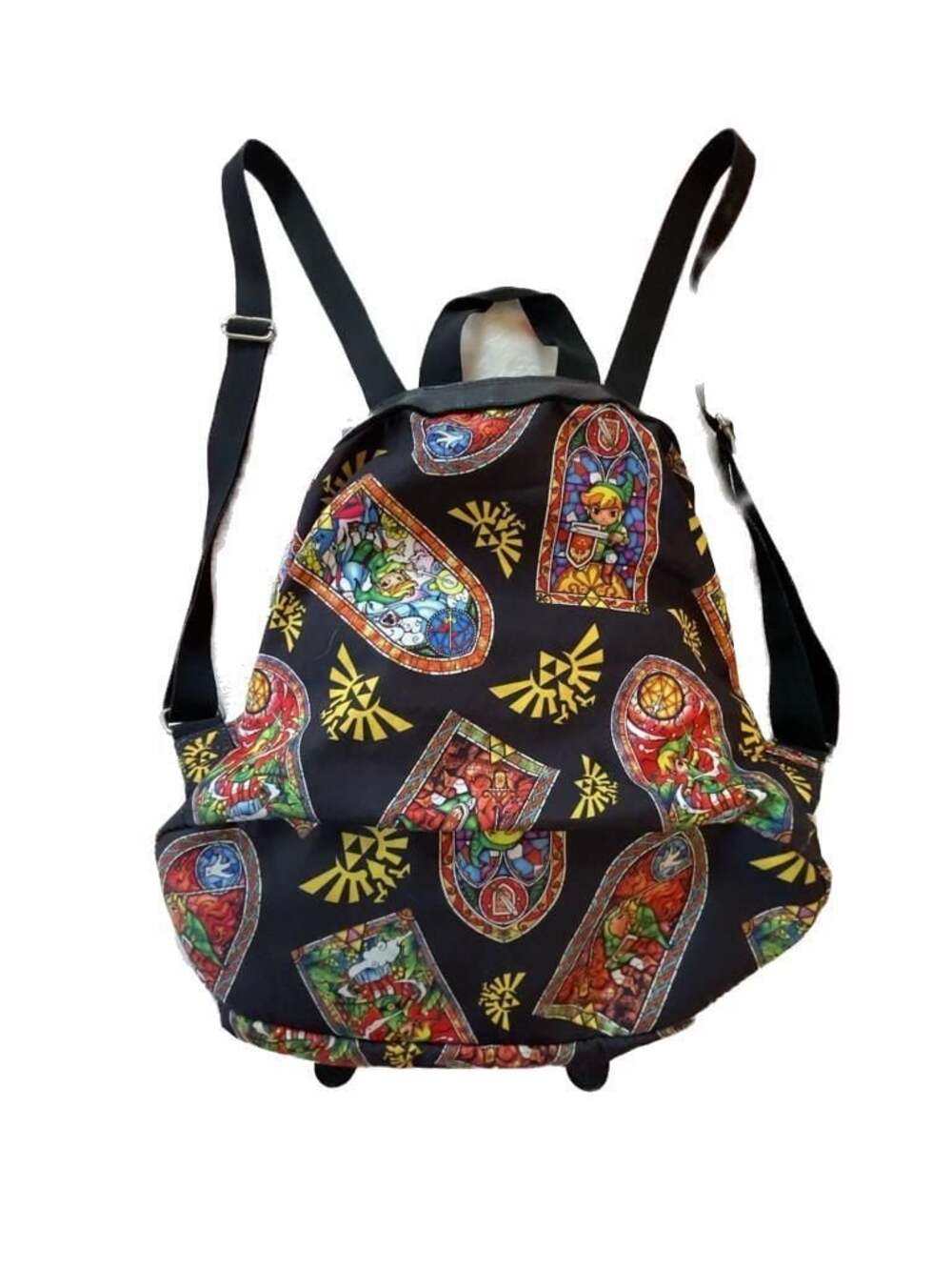 The Legend of Zelda: The Wind Waker Stained Glass Slouch Gamer Backpack - Picture 2 of 8